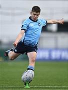 14 March 2023; Harrison McMahon of St Michael's College during the Bank of Ireland Leinster Rugby Schools Junior Cup Semi Final match between Belvedere College and St Michael’s College at Energia Park in Dublin. Photo by Sam Barnes/Sportsfile