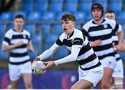 14 March 2023; Jamie Lynn of Belvedere College during the Bank of Ireland Leinster Rugby Schools Junior Cup Semi Final match between Belvedere College and St Michael’s College at Energia Park in Dublin. Photo by Sam Barnes/Sportsfile