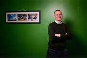 15 March 2023; Manager Jim Crawford poses for a portrait following his Republic of Ireland U21's squad announcement at FAI Headquarters in Abbotstown, Dublin. Photo by Stephen McCarthy/Sportsfile