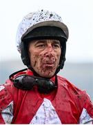 15 March 2023; Jockey Davy Russell after riding Sa Fureur in the Coral Cup Handicap Hurdle during day two of the Cheltenham Racing Festival at Prestbury Park in Cheltenham, England. Photo by Harry Murphy/Sportsfile