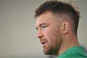 15 March 2023; Peter O’Mahony during an Ireland rugby media conference at the IRFU High Performance Centre at the Sport Ireland Campus in Dublin. Photo by David Fitzgerald/Sportsfile