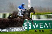 15 March 2023; Energumene, with Paul Townend up, jumps the last on their way to winning the Betway Queen Mother Champion Chase during day two of the Cheltenham Racing Festival at Prestbury Park in Cheltenham, England. Photo by Harry Murphy/Sportsfile