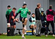 15 March 2023; Caelan Doris during Ireland rugby squad training at the IRFU High Performance Centre at the Sport Ireland Campus in Dublin. Photo by David Fitzgerald/Sportsfile