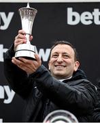 15 March 2023; Owner Tony Bloom celebrates after winning the Betway Queen Mother Champion Chase, with Energumene, during day two of the Cheltenham Racing Festival at Prestbury Park in Cheltenham, England. Photo by Harry Murphy/Sportsfile