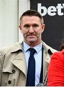 15 March 2023; Former Republic of Ireland international Robbie Keane during day two of the Cheltenham Racing Festival at Prestbury Park in Cheltenham, England. Photo by Harry Murphy/Sportsfile