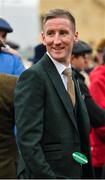 16 March 2023; Former St Patrick's Athletic player Ian Bermingham during day three of the Cheltenham Racing Festival at Prestbury Park in Cheltenham, England. Photo by Seb Daly/Sportsfile
