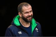 17 March 2023; Head coach Andy Farrell during the Ireland rugby captain's run at the Aviva Stadium in Dublin. Photo by Ramsey Cardy/Sportsfile