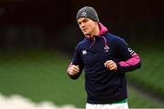 17 March 2023; Jonathan Sexton during the Ireland rugby captain's run at the Aviva Stadium in Dublin. Photo by Ramsey Cardy/Sportsfile