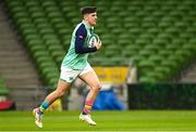 17 March 2023; Jimmy O’Brien during the Ireland rugby captain's run at the Aviva Stadium in Dublin. Photo by Ramsey Cardy/Sportsfile