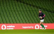 17 March 2023; Jonathan Sexton during the Ireland rugby captain's run at the Aviva Stadium in Dublin. Photo by Ramsey Cardy/Sportsfile