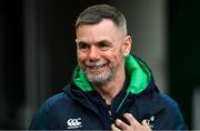17 March 2023; Mental skills coach Gary Keegan during the Ireland rugby captain's run at the Aviva Stadium in Dublin. Photo by Ramsey Cardy/Sportsfile