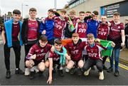 17 March 2023; Omagh CBS supporters gather before the Masita GAA Post Primary Schools Hogan Cup Final match between Summerhill College Sligo and Omagh CBS at Croke Park in Dublin. Photo by Stephen Marken/Sportsfile