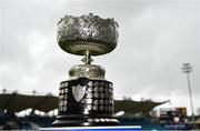 17 March 2023; A general view of the cup before the Bank of Ireland Leinster Schools Senior Cup Final match between Gonzaga College and Blackrock Collegee at RDS Arena in Dublin. Photo by Sam Barnes/Sportsfile