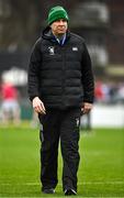 17 March 2023; Gonzaga College head coach Declan Fassbender before the Bank of Ireland Leinster Schools Senior Cup Final match between Gonzaga College and Blackrock Collegee at RDS Arena in Dublin. Photo by Sam Barnes/Sportsfile