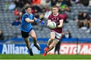 17 March 2023; Caolan Donnelly of Omagh CBS in action against Dillon Walsh of Summerhill College during the Masita GAA Post Primary Schools Hogan Cup Final match between Summerhill College Sligo and Omagh CBS at Croke Park in Dublin. Photo by Stephen Marken/Sportsfile
