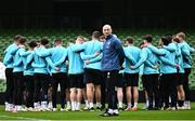 17 March 2023; Head coach Steve Borthwick during England rugby captain's run at the Aviva Stadium in Dublin. Photo by Ramsey Cardy/Sportsfile