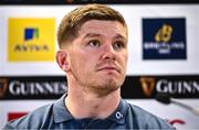 17 March 2023; Captain Owen Farrell during England rugby press conference at the Aviva Stadium in Dublin. Photo by Ramsey Cardy/Sportsfile