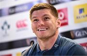 17 March 2023; Captain Owen Farrell during England rugby press conference at the Aviva Stadium in Dublin. Photo by Ramsey Cardy/Sportsfile