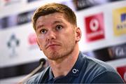 17 March 2023; Captain Owen Farrell during England rugby press conference at the Aviva Stadium in Dublin. Photo by Ramsey Cardy/Sportsfile