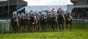 17 March 2023; Runners and riders during the Albert Bartlett Novices' Hurdle during day four of the Cheltenham Racing Festival at Prestbury Park in Cheltenham, England. Photo by Harry Murphy/Sportsfile