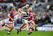 17 March 2023; Anthony Ireland Wall of St. Kieran's College Kilkenny scores his sides first goal during the Masita GAA Post Primary Schools Croke Cup Final match between St. Kieran's College Kilkenny and Presentation College Athenry at Croke Park in Dublin. Photo by Stephen Marken/Sportsfile