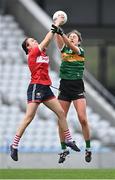 17 March 2023; Hannah Looney of Cork in action against Mary O'Connell of Kerry during the Lidl Ladies National Football League Division 1 match between Cork and Kerry at Páirc Uí Chaoimh in Cork. Photo by Piaras Ó Mídheach/Sportsfile