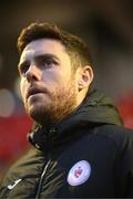 17 March 2023; Sligo Rovers manager John Russell before the SSE Airtricity Men's Premier Division match between Derry City and Sligo Rovers at The Ryan McBride Brandywell Stadium in Derry. Photo by Stephen McCarthy/Sportsfile