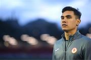 17 March 2023; Max Mata of Sligo Rovers before the SSE Airtricity Men's Premier Division match between Derry City and Sligo Rovers at The Ryan McBride Brandywell Stadium in Derry. Photo by Stephen McCarthy/Sportsfile