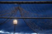 17 March 2023; A general view of the floodlights before the SSE Airtricity Men's Premier Division match between Bohemians and UCD at Dalymount Park in Dublin. Photo by Sam Barnes/Sportsfile