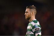 17 March 2023; Jack Byrne of Shamrock Rovers during the SSE Airtricity Men's Premier Division match between Shamrock Rovers and St Patrick's Athletic at Tallaght Stadium in Dublin. Photo by Tyler Miller/Sportsfile