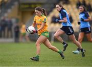 17 March 2023; Tara Hegarty of Donegal during the Lidl Ladies National Football League Division 1 match between Donegal and Dublin at O’Donnell Park in Letterkenny, Donegal. Photo by Stephen McCarthy/Sportsfile