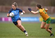 17 March 2023; Sinéad Wylde of Dublin during the Lidl Ladies National Football League Division 1 match between Donegal and Dublin at O’Donnell Park in Letterkenny, Donegal. Photo by Stephen McCarthy/Sportsfile