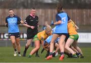 17 March 2023; Referee Anthony Marron during the Lidl Ladies National Football League Division 1 match between Donegal and Dublin at O’Donnell Park in Letterkenny, Donegal. Photo by Stephen McCarthy/Sportsfile