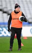 17 March 2023; Omagh CBS manager Diarmuid McNulty before the Masita GAA Post Primary Schools Hogan Cup Final match between Summerhill College Sligo and Omagh CBS at Croke Park in Dublin. Photo by Stephen Marken/Sportsfile