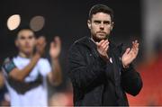 17 March 2023; Sligo Rovers manager John Russell after the SSE Airtricity Men's Premier Division match between Derry City and Sligo Rovers at The Ryan McBride Brandywell Stadium in Derry. Photo by Stephen McCarthy/Sportsfile