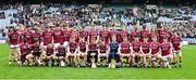 17 March 2023; The Presentation College Athenry squad before the Masita GAA Post Primary Schools Croke Cup Final match between St. Kieran's College Kilkenny and Presentation College Athenry at Croke Park in Dublin. Photo by Stephen Marken/Sportsfile