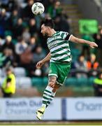 17 March 2023; Richie Towell of Shamrock Rovers during the SSE Airtricity Men's Premier Division match between Shamrock Rovers and St Patrick's Athletic at Tallaght Stadium in Dublin. Photo by Ramsey Cardy/Sportsfile