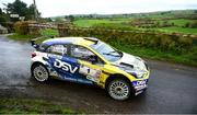 18 March 2023; Josh Moffett and Andy Hayes in their Hyundai i20 R5 during The Clonakilty Park Hotel West Cork Rally Round 2 of the Irish Tarmac Rally Championship in Clonakilty, Cork. Photo by Philip Fitzpatrick/Sportsfile