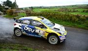 18 March 2023; Josh Moffett and Andy Hayes in their Hyundai i20 R5 during The Clonakilty Park Hotel West Cork Rally Round 2 of the Irish Tarmac Rally Championship in Clonakilty, Cork. Photo by Philip Fitzpatrick/Sportsfile