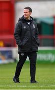 18 March 2023; Shamrock Rovers manager Collie O'Neill before the SSE Airtricity Women's Premier Division match between Shelbourne and Shamrock Rovers at Tolka Park in Dublin. Photo by Tyler Miller/Sportsfile