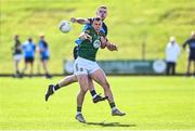 18 March 2023; Brian Fenton of Dublin in action against Ronan Jones of Meath during the Allianz Football League Division 2 match between Meath and Dublin at Páirc Tailteann in Navan, Meath. Photo by David Fitzgerald/Sportsfile