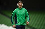 18 March 2023; Ryan Baird of Ireland before the Guinness Six Nations Rugby Championship match between Ireland and England at the Aviva Stadium in Dublin. Photo by Seb Daly/Sportsfile