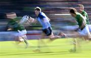 18 March 2023; Sean Bugler of Dublin breaks through the Meath defence during the Allianz Football League Division 2 match between Meath and Dublin at Páirc Tailteann in Navan, Meath. Photo by David Fitzgerald/Sportsfile