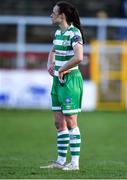 18 March 2023; Aine O'Gorman of Shamrock Rovers after the SSE Airtricity Women's Premier Division match between Shelbourne and Shamrock Rovers at Tolka Park in Dublin. Photo by Tyler Miller/Sportsfile