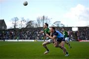 18 March 2023; Ciaran Kilkenny of Dublin in action against Cathal Hickey of Meath during the Allianz Football League Division 2 match between Meath and Dublin at Páirc Tailteann in Navan, Meath. Photo by David Fitzgerald/Sportsfile