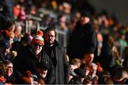 18 March 2023; Armagh supporters take their seats before the Allianz Football League Division 1 match between Armagh and Galway at Box-It Athletic Grounds in Armagh. Photo by Ben McShane/Sportsfile
