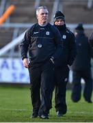 18 March 2023; Galway manager Pádraic Joyce before the Allianz Football League Division 1 match between Armagh and Galway at Box-It Athletic Grounds in Armagh. Photo by Ben McShane/Sportsfile