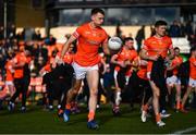 18 March 2023; Rían O'Neill of Armagh before the Allianz Football League Division 1 match between Armagh and Galway at Box-It Athletic Grounds in Armagh. Photo by Ben McShane/Sportsfile