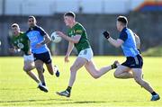 18 March 2023; Mathew Costello of Meath in action against John Small of Dublin during the Allianz Football League Division 2 match between Meath and Dublin at Páirc Tailteann in Navan, Meath. Photo by David Fitzgerald/Sportsfile