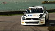 18 March 2023; Callum Devine and Noel O'Sullivan in their VW Polo GTI R5 during The Clonakilty Park Hotel West Cork Rally Round 2 of the Irish Tarmac Rally Championship in Clonakilty, Cork. Photo by Philip Fitzpatrick/Sportsfile